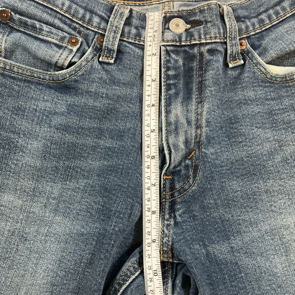 Levi's 541 Jeans Mens 30x28 Athletic Taper Stretch Blue Medium Wash Denim